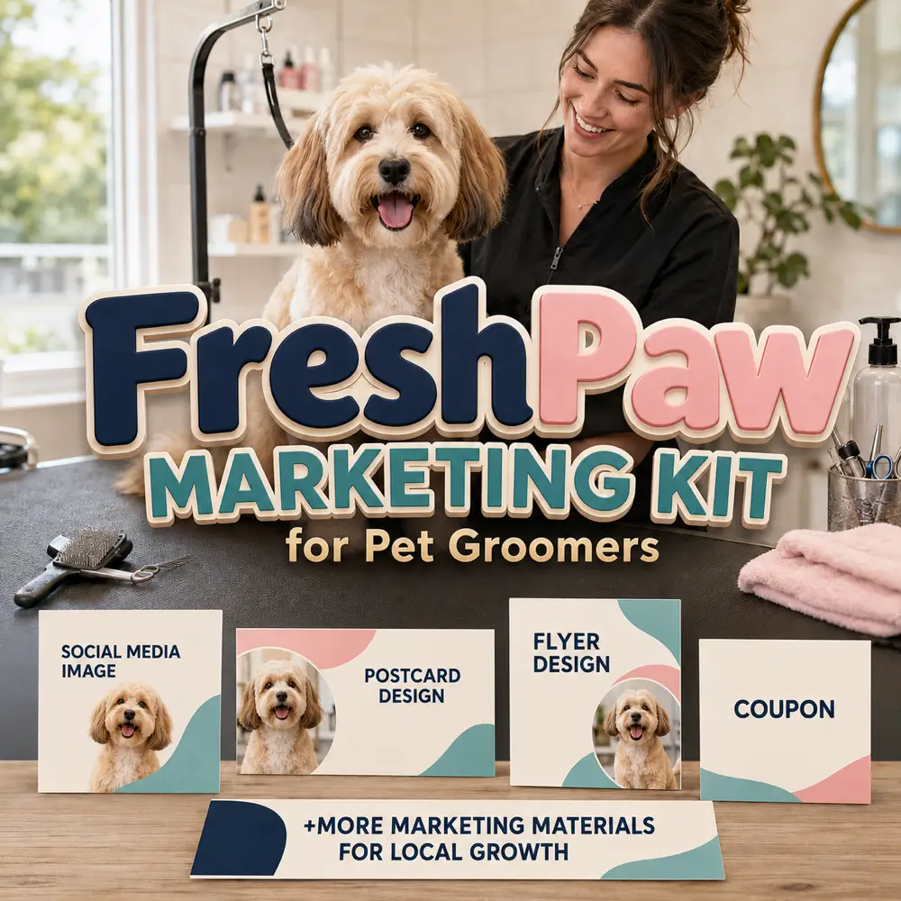 FreshPaw Marketing Kit for Pet Groomers