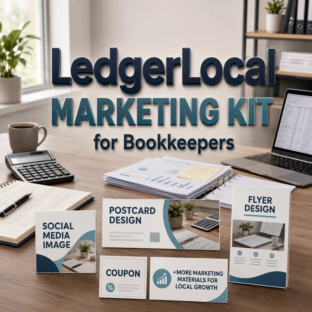 LedgerLocal Marketing Kit for Bookkeepers